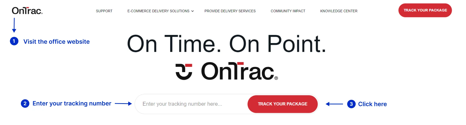 Track Lasership Packages via Ontrac’s Official Website