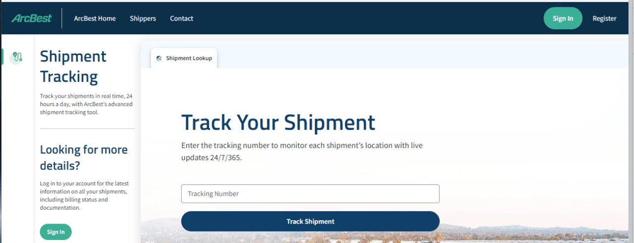 ABF Tracking via ABF Freight Official Tracking Page