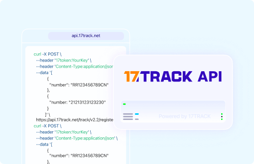 Use the 17TRACK API to track your packages.